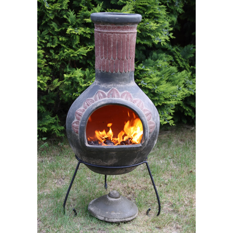 indoor wood burning chiminea